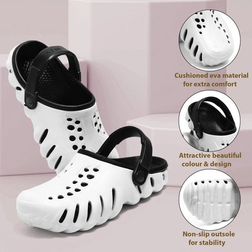 Clogs for Men (Black & White) - Trendify Store