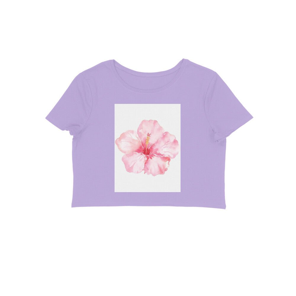 Floral Crop T-shirt for Women - Trendify Store