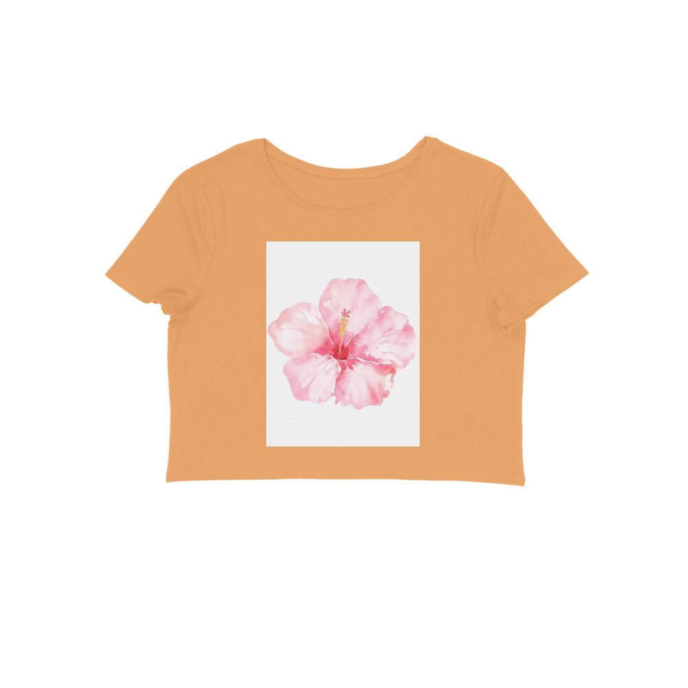 Floral Crop T-shirt for Women - Trendify Store