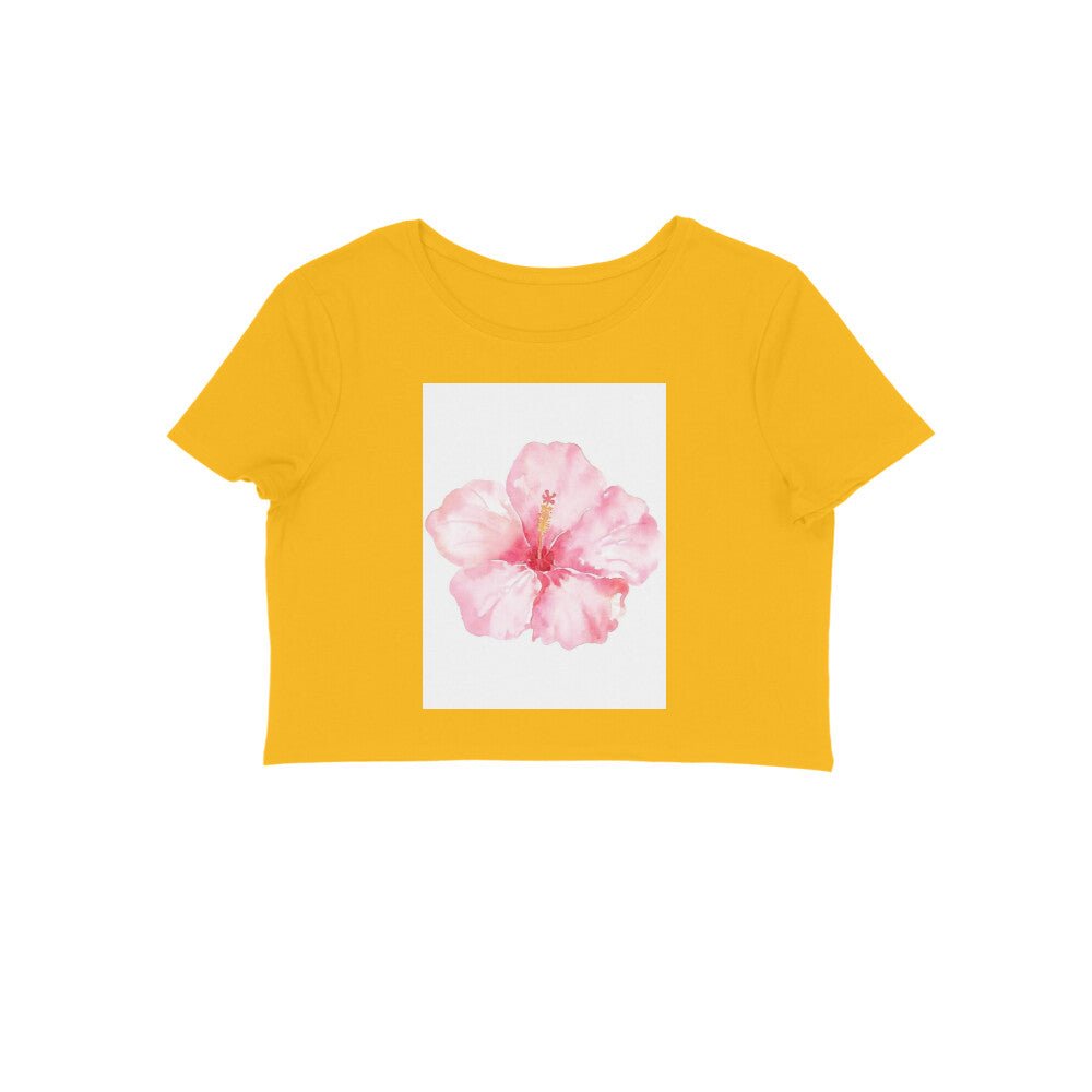 Floral Crop T-shirt for Women - Trendify Store