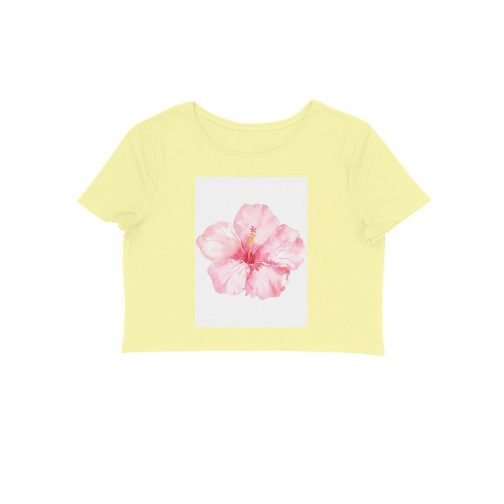 Floral Crop T-shirt for Women - Trendify Store