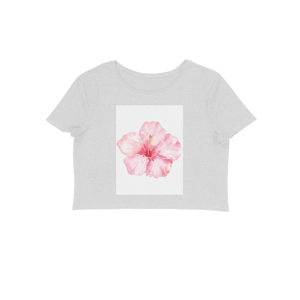Floral Crop T-shirt for Women - Trendify Store