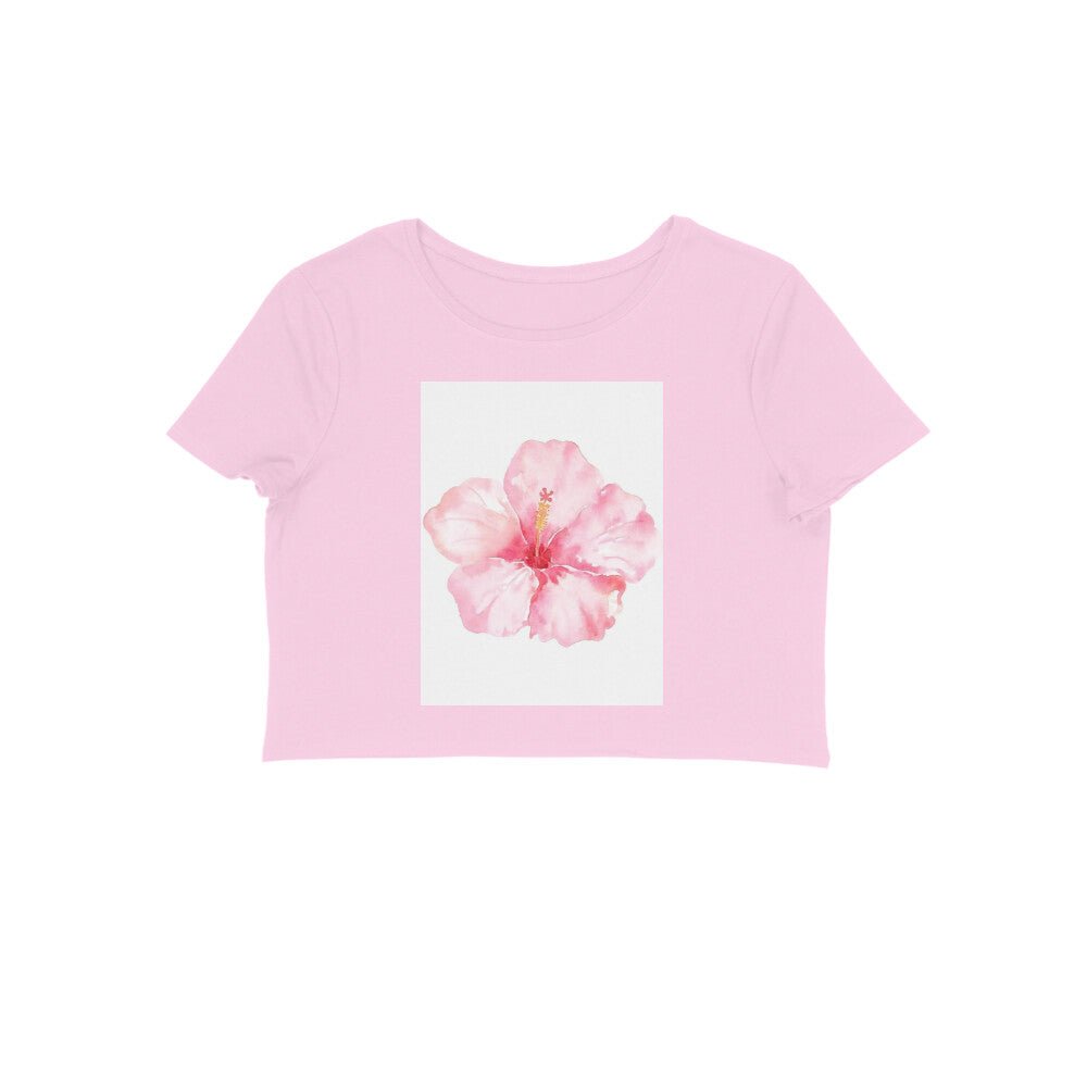 Floral Crop T-shirt for Women - Trendify Store