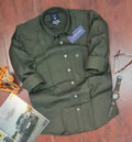 Full Sleeves Shirt for Men (Olive, M) - Trendify Store