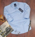 Full Sleeves Shirt for Men (Sky Blue, M) - Trendify Store