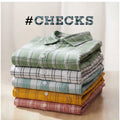 Mens check Shirts in Pack of 4 - Trendify Store