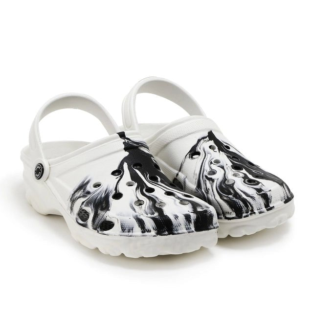 Men's Clogs (White & Black) - Trendify Store