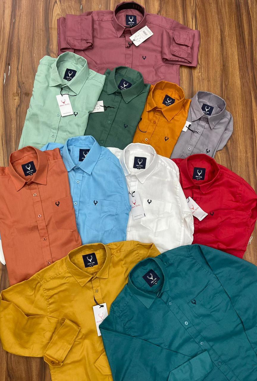 Mens Cotton Full Sleeves Shirts Pack of 1 - Trendify Store