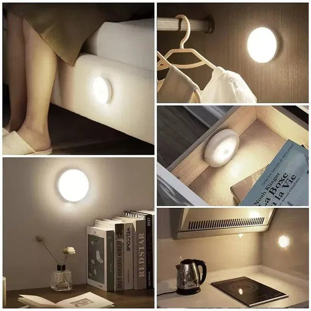 Motion Sensor Light for Home with USB Charging Wireless LED Night Light ( Pack of 2) - Trendify Store