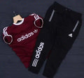 Poly Blend Tracksuits for Men (Maroon & Black, M) - Trendify Store