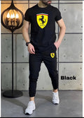 Polyester Printed Tracksuit for Men (Black, M) - Trendify Store