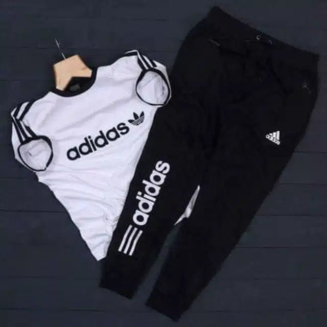 Printed Track Suit for Men (Black & White, S) - Trendify Store