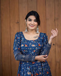 Stylish Fancy Trendy Printed Georgette Gown for Women for Parties, Weddings, Festivals, and Functions - Trendify Store