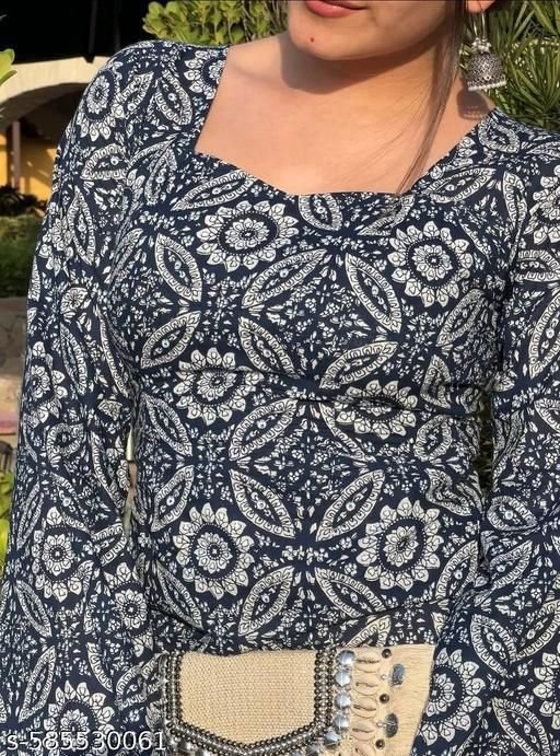 Stylish Most trendy Printed Kurti for girls and women - Trendify Store