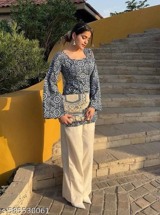 Stylish Most trendy Printed Kurti for girls and women - Trendify Store